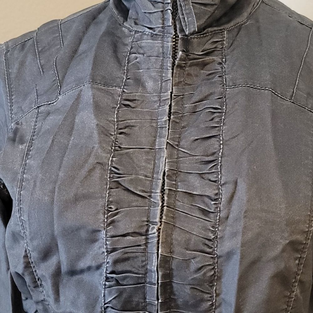 DKNY embroidered bummer jacket size small
